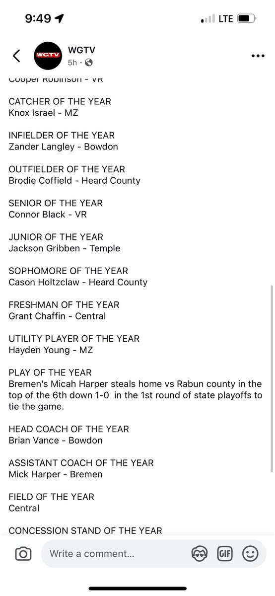 Cason Holtzclaw (@casonholtz) on Twitter photo Another one!! Thank you <a href="/WGASportsNation/">West Georgia Sports-Nation</a> for naming me All-Area Sophomore of the Year!! Grateful for my team and coaches! <a href="/HCBraves/">HC Braves Baseball</a> <a href="/ECBAstrosNavy/">ECB Astros Navy/Frye ⚾️</a> <a href="/PB_Uncommitted/">Prep Baseball Uncommitted</a> Another one!! Thank you <a href="/WGASportsNation/">West Georgia Sports-Nation</a> for naming me All-Area Sophomore of the Year!! Grateful for my team and coaches! <a href="/HCBraves/">HC Braves Baseball</a> <a href="/ECBAstrosNavy/">ECB Astros Navy/Frye ⚾️</a> <a href="/PB_Uncommitted/">Prep Baseball Uncommitted</a>