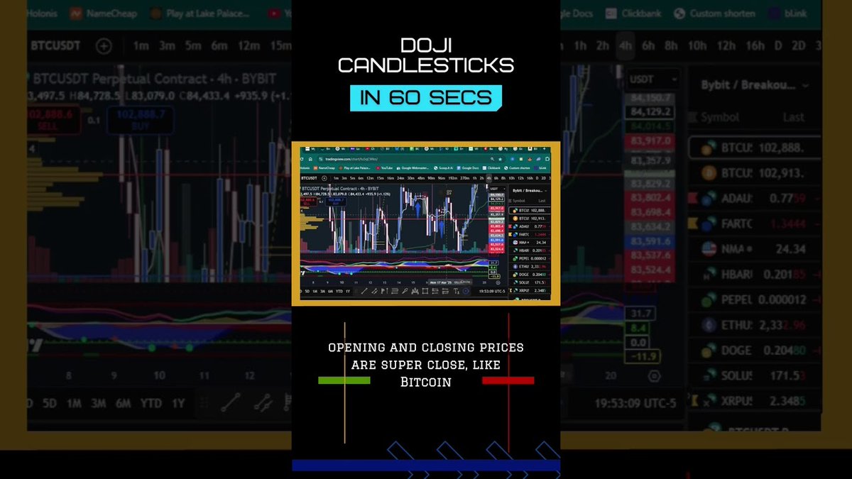 BillyGoatTales's tweet image. youtube.com/watch?v=wkK5R_… Catch crypto flips with Doji candlesticks! #davedigital &amp;amp; @BillyGoatTales break it down. Follow for more! #CryptoTok #TradingTips #CryptoTrading #LearnCrypto  #bitcoinconference2025 

 Spot Crypto Flips FAST!
----------------------------
Find out more ab…
