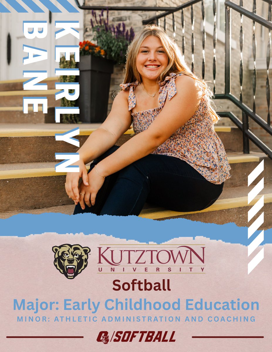 🥎Senior spotlight 🎓
Keirlyn Bane 

Kiki is a 4-year Var P/1B and co-captain for 2 yrs. She played 9th &amp; JV 🏐, 9th 🏀, did Connect, Unified, and helped w/youth 🥎. Kiki will be attending Kutztown University where she will play 🥎 &amp; study Early Childhood Ed in the Honors College