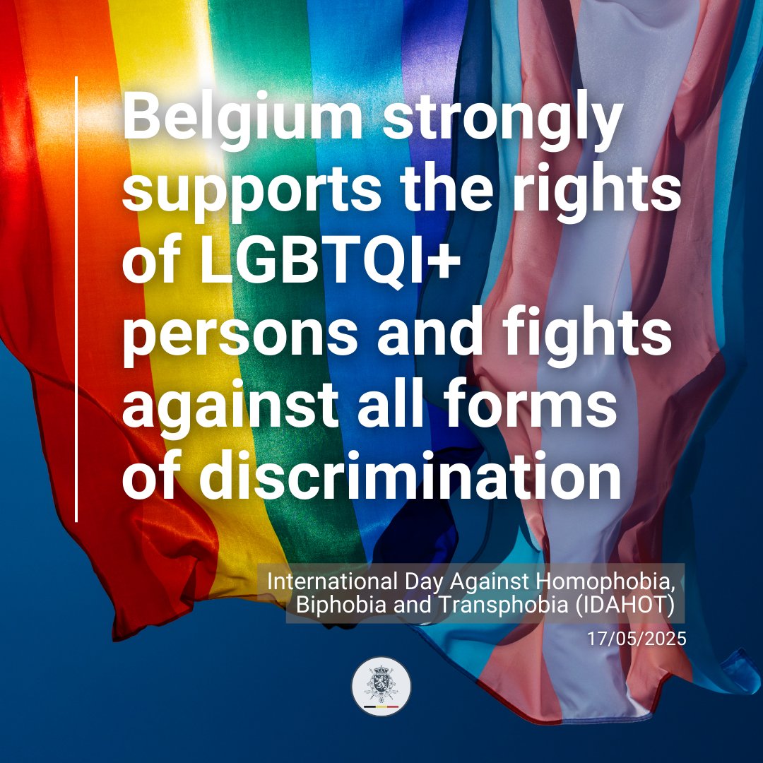 Today is the International Day Against Homophobia, Biphobia, Interphobia, and Transphobia. It is an important day to show solidarity with the LGBTQI+ community around the world and take a stand against discrimination and marginalization.