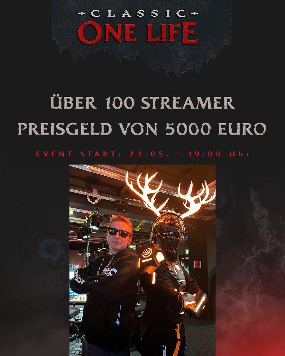 Ich darf auch bei <a href="/metashi12/">metashi12</a> HC Event dabei sein. Wird Mega geil. 
Schonmal ein Vorgeschmack wie ich mit meinem Charakter aussehen werde 😎