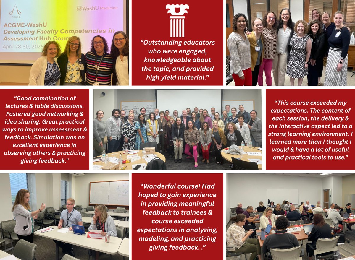 WashU Academy of Educators (@washuacaded) on Twitter photo Still smiling after the success of our <a href="/acgme/">ACGME</a>/ <a href="/WashUAcadEd/">WashU Academy of Educators</a> Developing Faculty Competencies in Assessment course! Check out the recap & other <a href="/WashUAcadEd/">WashU Academy of Educators</a> news on our website here: academyofeducators.wustl.edu/items/academy-…! Still smiling after the success of our <a href="/acgme/">ACGME</a>/ <a href="/WashUAcadEd/">WashU Academy of Educators</a> Developing Faculty Competencies in Assessment course! Check out the recap & other <a href="/WashUAcadEd/">WashU Academy of Educators</a> news on our website here: academyofeducators.wustl.edu/items/academy-…!