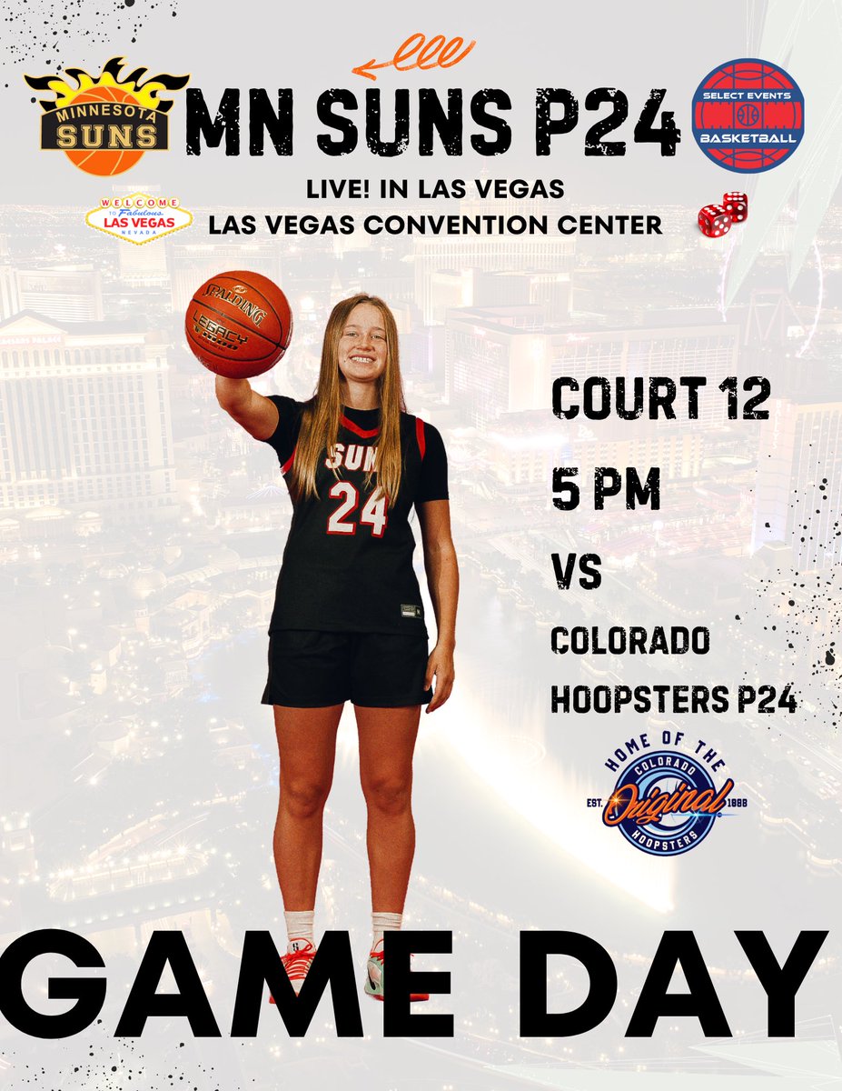 It’s game day on the Strip! Time to go compete 🫡