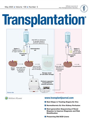 Transplantation (@transplantjrnl) on Twitter photo May 2025 issue of
<a href="/TransplantJrnl/">Transplantation</a> highlights:
â—ĽNext Steps in Treating Organs EX Vivo
â—ĽNormothermic Ex Vivo Kidney Perfusion
â—ĽNext- generation Sequencing of Renal Biopsies to Improve Diagnosis and Risk Satisfaction
â—ĽPreserving Old DCD Livers
Read here: bit.ly/TPAissue May 2025 issue of
<a href="/TransplantJrnl/">Transplantation</a> highlights:
â—ĽNext Steps in Treating Organs EX Vivo
â—ĽNormothermic Ex Vivo Kidney Perfusion
â—ĽNext- generation Sequencing of Renal Biopsies to Improve Diagnosis and Risk Satisfaction
â—ĽPreserving Old DCD Livers
Read here: bit.ly/TPAissue