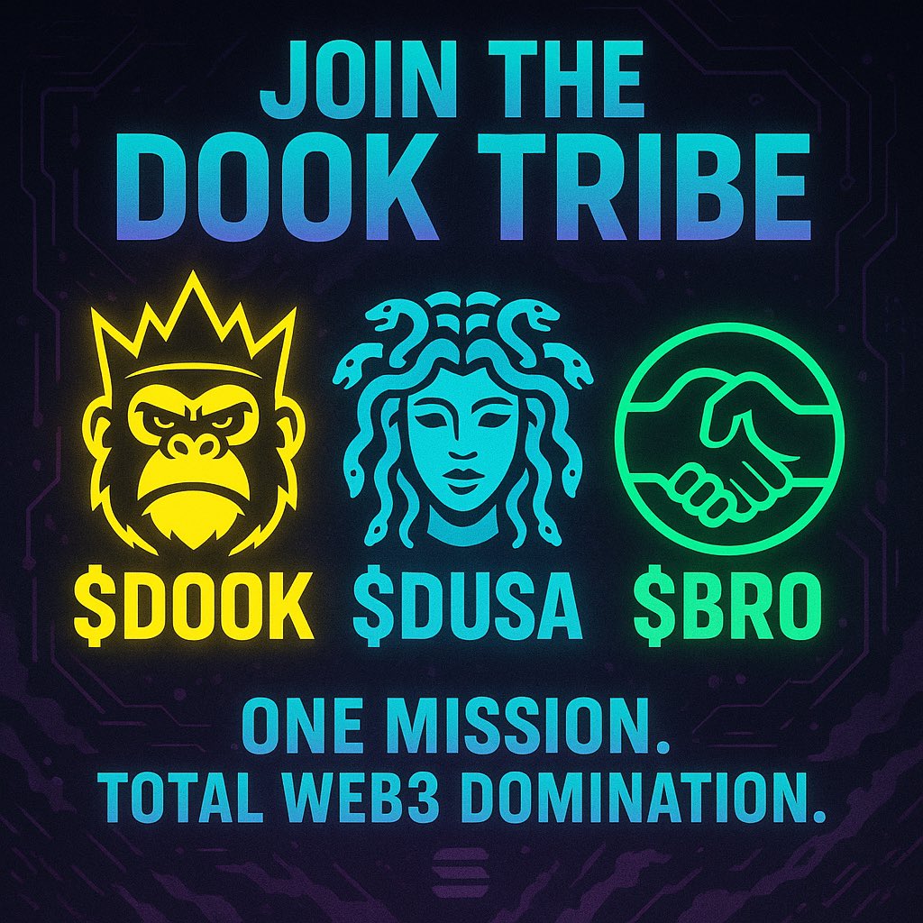 KINGMYCO_COIN's tweet photo. The $DOOK dev is cooking.
Quietly. Relentlessly.
While the noise fades, we build.
This isn’t fast food.
This is chef’s table level work.
Slow-cooked conviction. High-quality deliverables.
When it’s ready—
the whole jungle will feast.
#DOOK #Shoobadookie #DevIsCooking #BuildingInSilence #TribeEats #Web3Ready