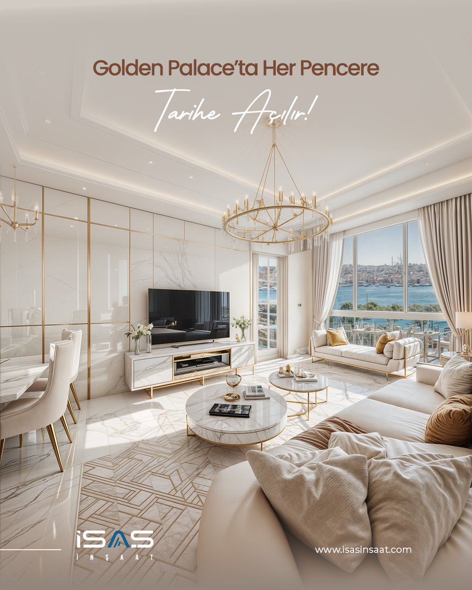 Golden Palace’ta her pencere tarihe açılır. 

Haliç'in büyüleyici atmosferini evinizin içinde yaşayın. İstanbul'un kalbinde yer alan projemiz, tarihi dokusuyla modern yaşamın konforunu buluşturuyor. 

Detaylı bilgi için bizimle iletişime geçebilirsiniz!