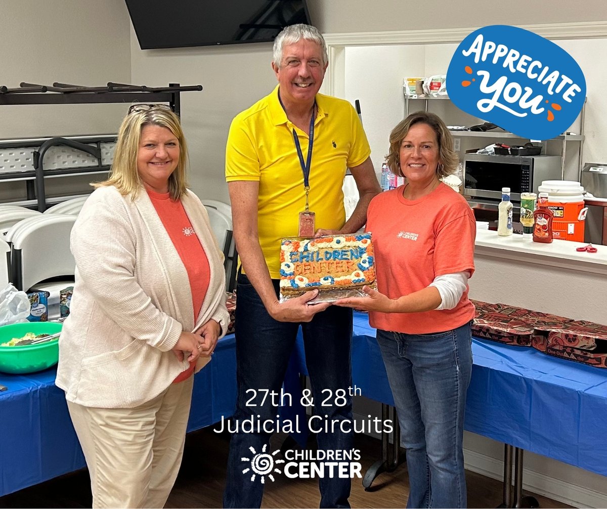 💙 27th &amp; 28th Judicial Circuit MDT appreciation luncheon. 💙

Their dedication, compassion, and tireless efforts are at the heart of everything we do at the Children’s Center. Together, we bring hope, healing, and justice to the children we serve.