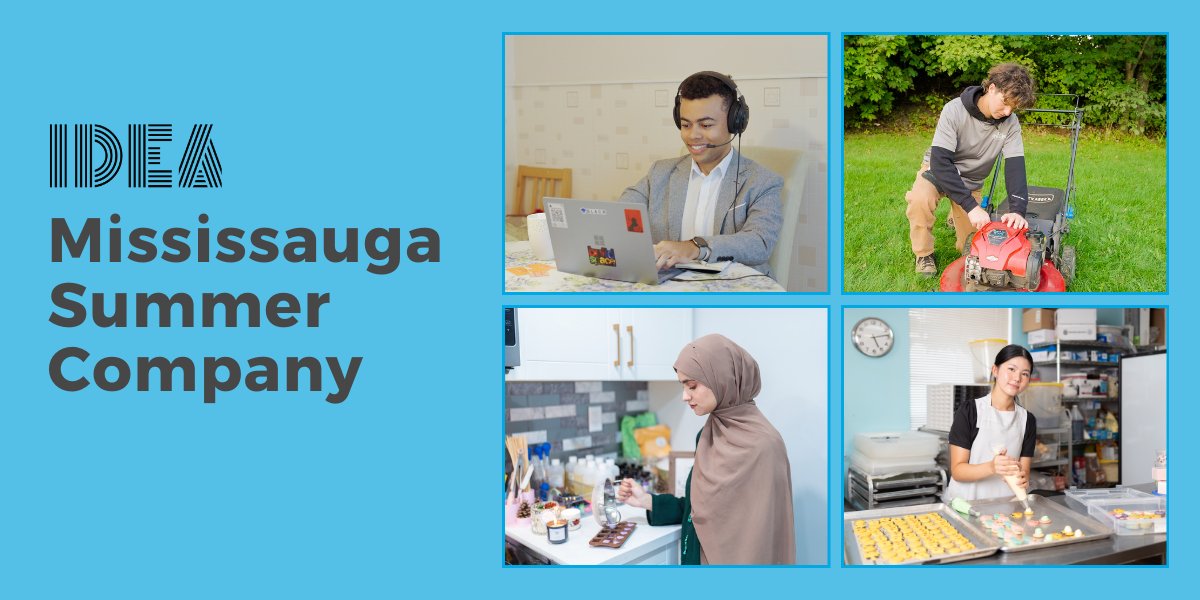 It’s #EconDevWeek, and we’re highlighting our support to youth entrepreneurs!🌱In 2024, 15 youth-led businesses launched with the help from the Summer Company program, providing training, mentorship &amp; grants to young business leaders! Learn more: ideamississauga.ca