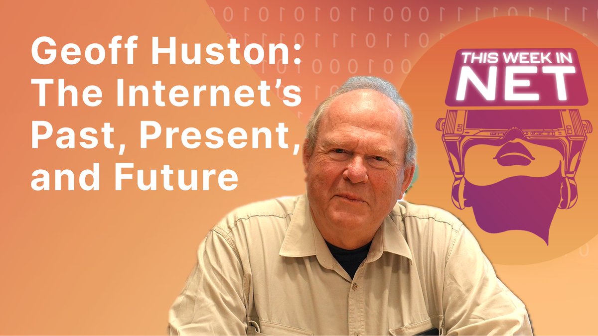 Cloudflare's tweet image. 🎙 New #ThisWeekinNET episode!
We hosted Internet Hall of Famer Geoff Huston in our Lisbon office 🇵🇹
We talked:
🌐 How the Internet come to be (in Australia and the 🌐)
🔐 Routing security
🧠 AI & cryptography
📡 Cloudflare & Radar (he’s a fan)
Watch: youtube.com/watch?v=w76C5d…
