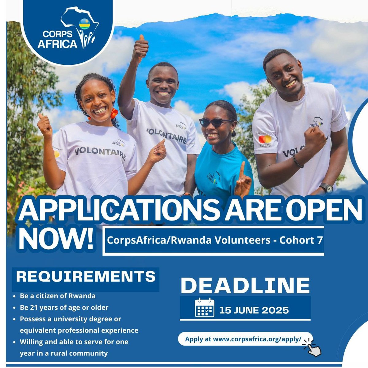 Robert Cyubahiro McKenna (@robcyubahiro) on Twitter photo Abasa dore aka deal keza.
Join <a href="/CorpsAfricaRda/">CorpsAfrica/Rwanda</a> mube abakorera bushake….Aho kuba home ukora ubusa umwaka wose wakorera igihugu ndetse na Africa muri rusange.
Harimo n’izindi benefits nyinshi, ntimucikanwe kbsa!
👇🏽
bit.ly/4k3s6Hb Abasa dore aka deal keza.
Join <a href="/CorpsAfricaRda/">CorpsAfrica/Rwanda</a> mube abakorera bushake….Aho kuba home ukora ubusa umwaka wose wakorera igihugu ndetse na Africa muri rusange.
Harimo n’izindi benefits nyinshi, ntimucikanwe kbsa!
👇🏽
bit.ly/4k3s6Hb