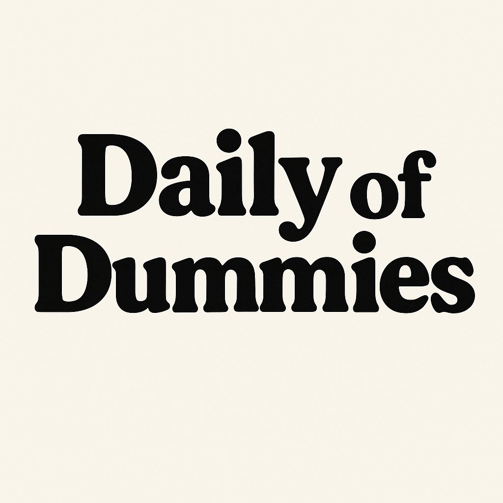 Daily Of Dummies tweet media