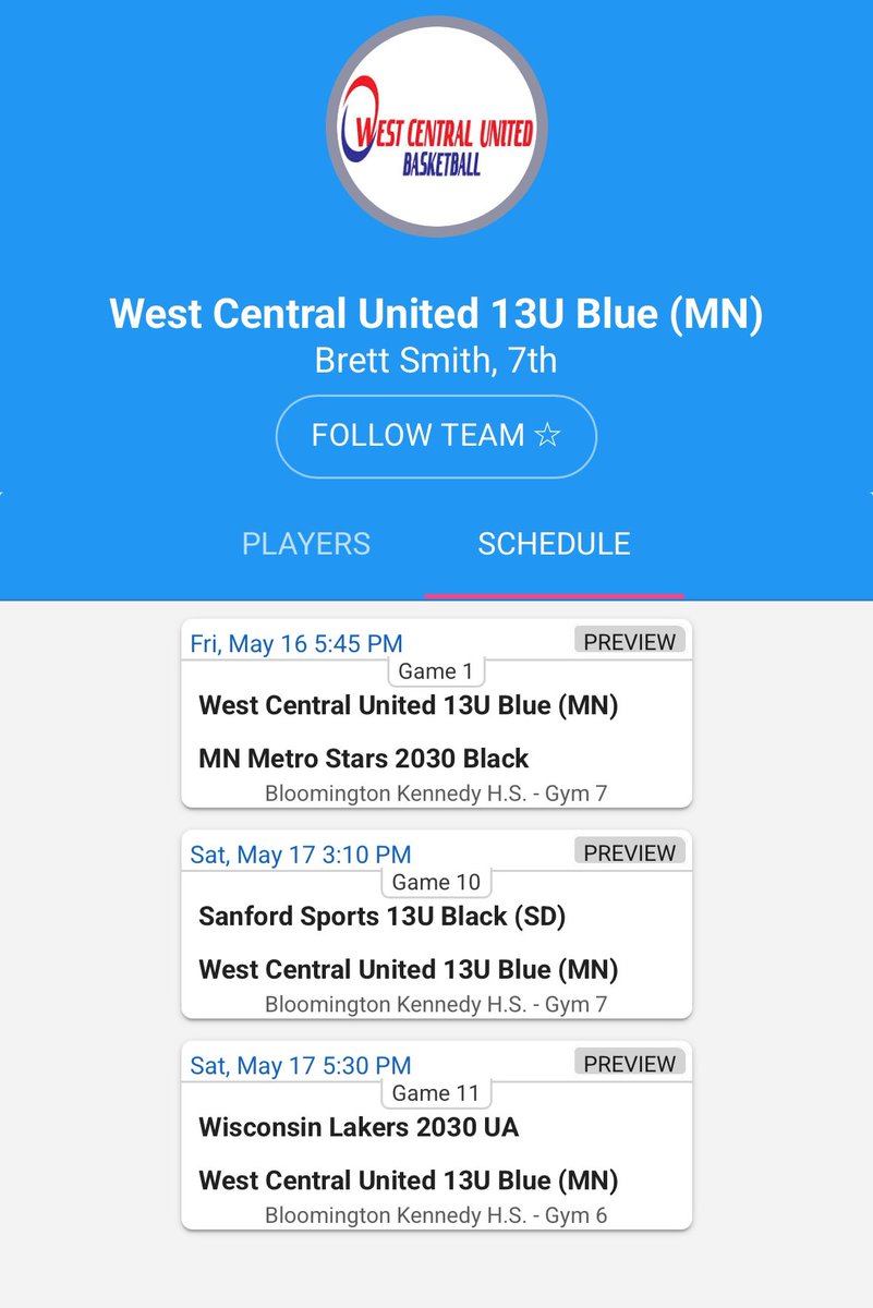 BrettSmith1515's tweet photo. I’m very excited for our West Central United 13U Blue team to be playing in their 1st Live Event at Live at the Lakes. They’re young but there’s no shortage of future college prospects with this group! https://t.co/e8veeQkx5K