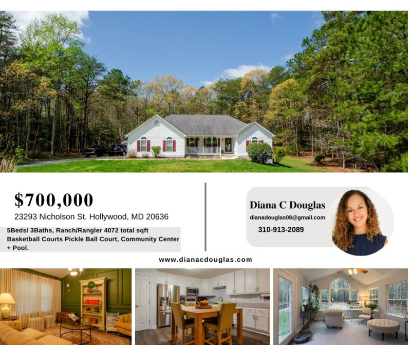 DianaCDprops's tweet image. Southern Maryland Listing, #saintmaryscounty, #patuxentrivernas, #pcsing, #jointbaseanacostia-bolling, #militarymoving, #ranch/ramblerhomes, #buyers