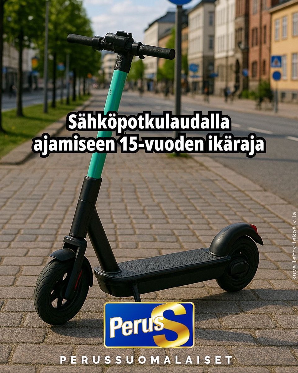 Sähköpotkulautailuun, skuuttailuun, halutaan turvallisuutta!