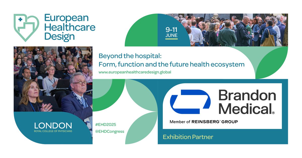 Brandon Medical will be at European Healthcare Design 2025!

  📍    Royal College of Physicians, London
 📅   9th–11th June 2025

Visit our stand to see how our innovative healthcare solutions are transforming clinical spaces!

#EHD2025 #BrandonMedical #ReinsbergGroup