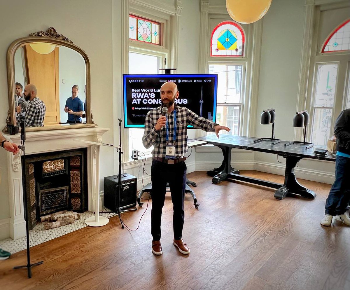 mikhailweb3_'s tweet image. Hosted @CertiK Real World Lunch: RWA’s @consensus2025 - big thanks to cosponsors @klever_io + @OraichainLabs 🤝