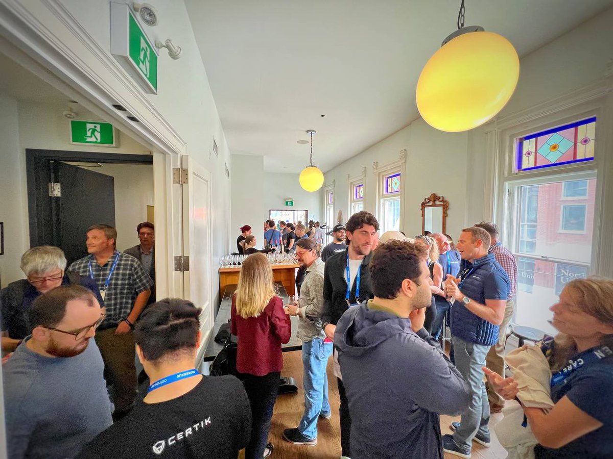 mikhailweb3_'s tweet image. Hosted @CertiK Real World Lunch: RWA’s @consensus2025 - big thanks to cosponsors @klever_io + @OraichainLabs 🤝