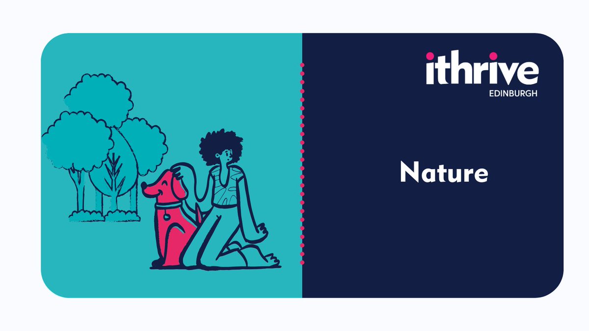 Spending time in nature can really help boost your mental health and wellbeing.

Whether it’s a gentle walk, time in the garden, or simply sitting outdoors and soaking in the fresh air -connecting with nature can make a real difference to how you feel.

🌼ithriveedinburgh.org.uk/self-help/tips…