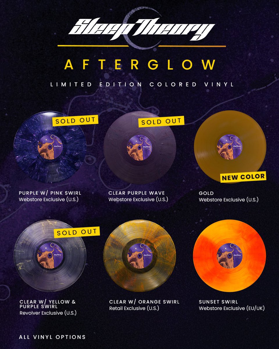 SleepTheoryBand's tweet image. Our debut album Afterglow is out now. We put everything into this record and made sure every detail was perfect….to make it exactly what it needed to be and exactly what you all deserve to hear. Go stream it, download it, and check out the new video for Gravity. See you on tour.