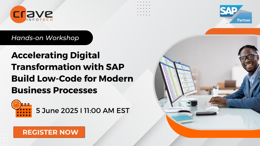 CraveInfotech's tweet image. Fast-track innovation with SAP Build! Join our workshop to explore low-code apps, AI automation, and real use cases.

📅 June 5, 2025 | 11:00 AM EST 

go4.events.sap.com/sapbuilddiscov…

#SAPBuild  #SAPBTP #LowCodeDevelopment