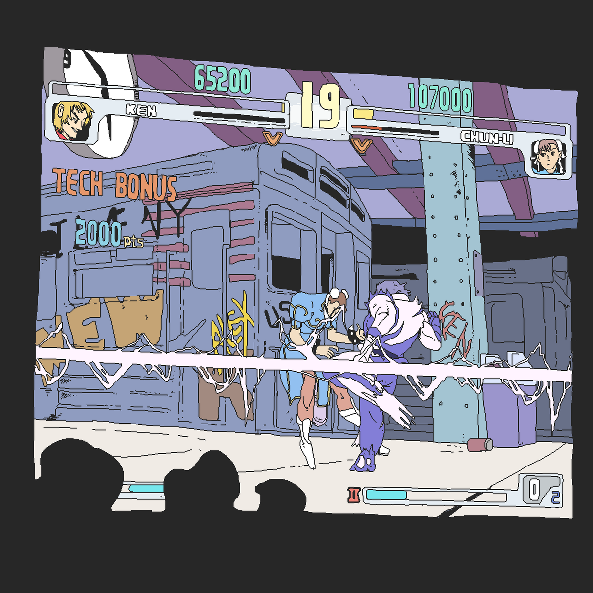 Daigo vs Justin Wong.

(Old draw)