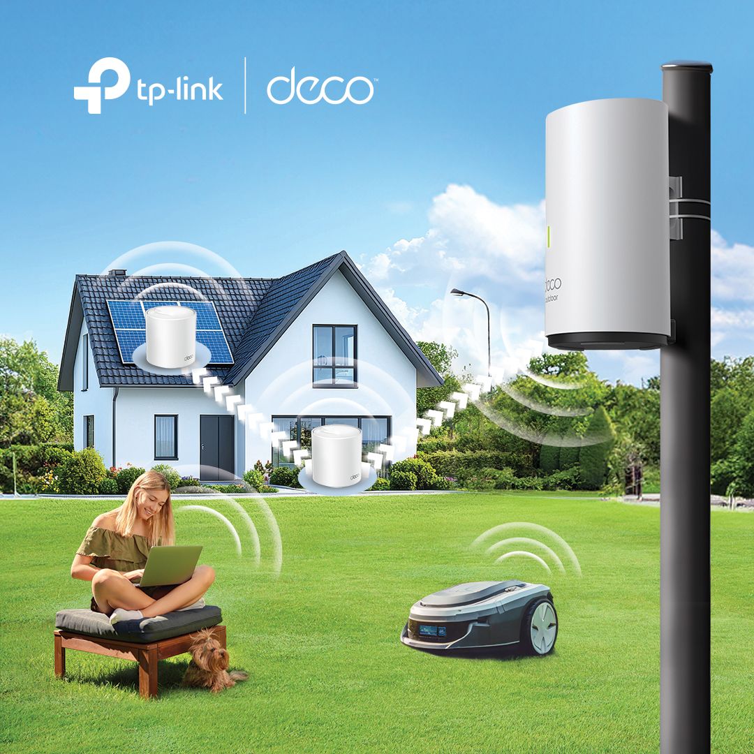 Profitez d'un WiFi performant jusqu'au bout du jardin !
tp-link.com/fr/home-networ…

#TPLink #Deco #wifi #réseau #sansfil #internet #streaming #gaming #outdoor #DecoX50 #jardin #maison