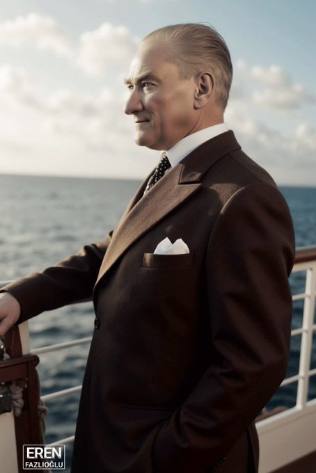 replikchi's tweet image. Asaletin ve zerafetin timsali, milletimizin ebedi lideri. 🇹🇷✨ #Atatürk #Asalet #Zerafet