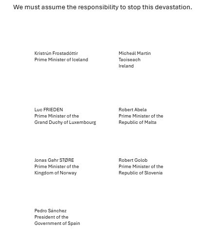 ciananbrennan's tweet image. Only seven signatories but at least Ireland is one of them