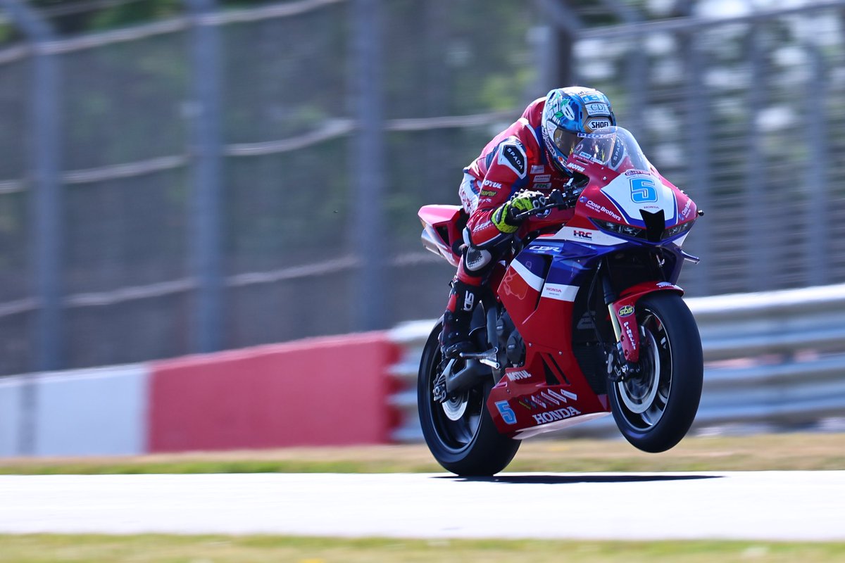 The second Free Practice session is complete for our Supersport contenders <a href="/OfficialBSB/">Bennetts British Superbike Championship</a> Round 2, Donington Park.

<a href="/deanharrisonTT/">Dean Harrison</a> - P1  1m 30.392s
<a href="/JackKennedy14/">Jack Kennedy ☘️</a>  - P6 1m 30.750s

#HondaRacing #CBR600RR #BSB2025