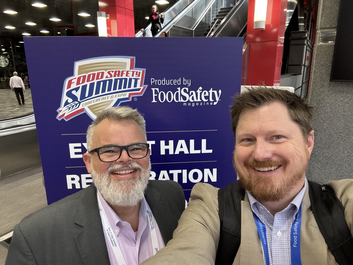 Steritech was proud to join the conversation at #FoodSafetySummit last week! 👏 Steritech’s Trey Eanes, Alex Adkins &amp; Todd Frantz connected with industry leaders to explore fresh strategies &amp; innovations. Thanks to all working to make food safer for everyone!