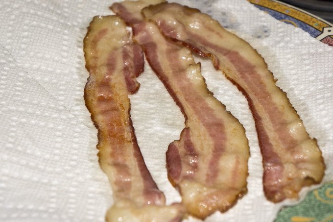 Is this bacon overcooked, undercooked, or just right? 🥓