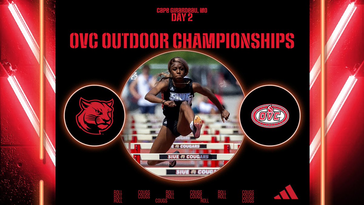 SIUE Track & Field (@siuetrackfield) on Twitter photo Staying after it! 🏃♂️
🎽 OVC Outdoor Championship
📍Cape Girardeau, MO
🗓️ Day 2
#RollCougs | #SIUExctf Staying after it! 🏃♂️
🎽 OVC Outdoor Championship
📍Cape Girardeau, MO
🗓️ Day 2
#RollCougs | #SIUExctf