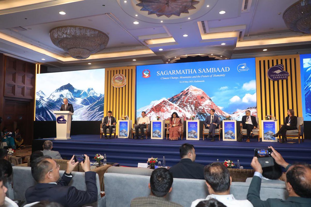 The COP29 President participated in a panel at the Sagarmatha Sambaad on the limiting global warming and preserving glaciers. During the discussion he called on all parties to submit ambitious national climate plans by September to play their part in keeping the 1.5-degree target