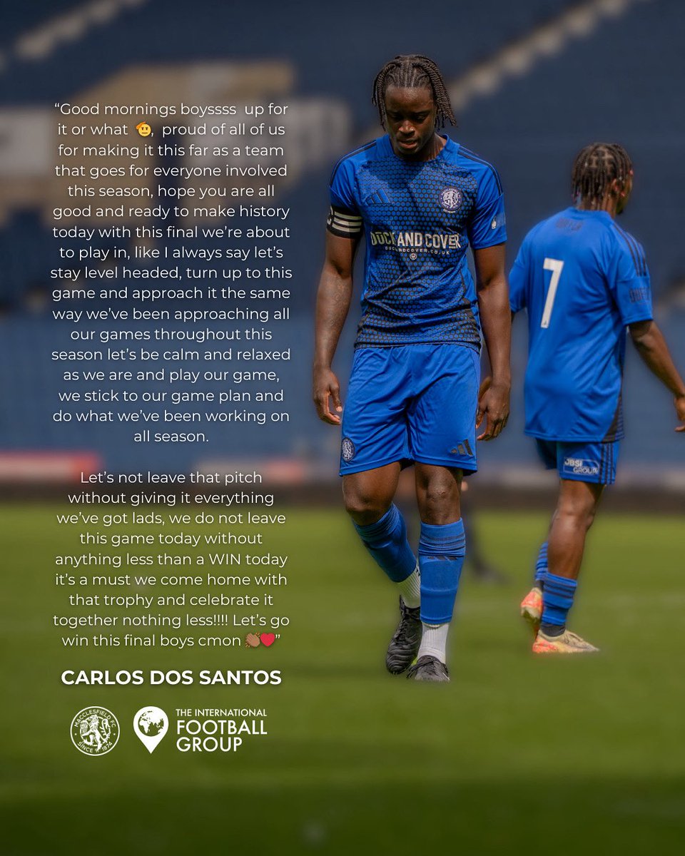 🗣️ The Captain’s message before yesterday Cup Final victory! ❤️