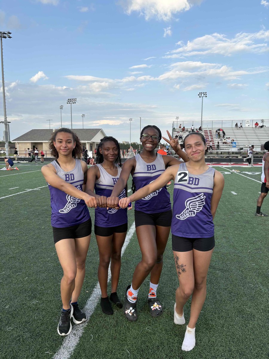 4x400 relay places 2nd at the Marion County championship team of Annie Ray, Ruby Wills, Ayana Drake &amp; Amiah Rhodes. The team ran their seasons best of 3:59