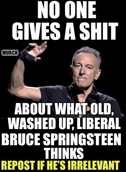 Michael Wolford (@marathonman1120) on Twitter photo <a href="/catturd2/">Catturd โข</a> Bruce Springsteen is a washed up, irrelevant, old man who overpriced his fan base with outrageous ticket prices and has still yet to explain his creepy song โIโm On Fireโ which includes the phrase โHey little girl, is your daddy home?โ which is referencing a creepy & disturbing <a href="/catturd2/">Catturd โข</a> Bruce Springsteen is a washed up, irrelevant, old man who overpriced his fan base with outrageous ticket prices and has still yet to explain his creepy song โIโm On Fireโ which includes the phrase โHey little girl, is your daddy home?โ which is referencing a creepy & disturbing