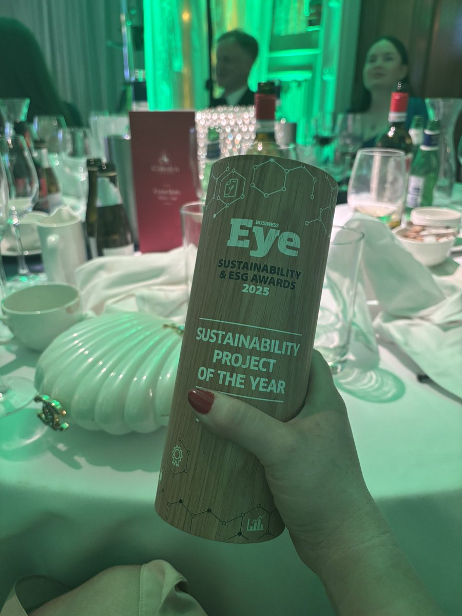 Clare Daly (@clarenoelledaly) on Twitter photo We did it! 🔥
Over the moon that <a href="/GeoEnergyNI/">GeoEnergy NI</a> was named ‘Sustainability Project of the Year’ at last night’s #SESG25 Awards. 🍃
A very proud <a href="/MorrowComms/">Morrow Comms</a> <a href="/TetraTechEurope/">Tetra Tech Europe</a> <a href="/Economy_NI/">Economy NI</a> & <a href="/GeoSurveyNI/">Geological Survey NI</a> team! 🏆 We did it! 🔥
Over the moon that <a href="/GeoEnergyNI/">GeoEnergy NI</a> was named ‘Sustainability Project of the Year’ at last night’s #SESG25 Awards. 🍃
A very proud <a href="/MorrowComms/">Morrow Comms</a> <a href="/TetraTechEurope/">Tetra Tech Europe</a> <a href="/Economy_NI/">Economy NI</a> & <a href="/GeoSurveyNI/">Geological Survey NI</a> team! 🏆