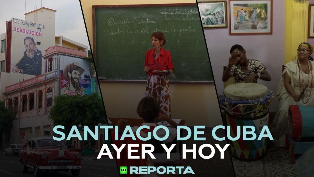ActualidadRT's tweet photo. 🇨🇺 Santiago de Cuba, o la Tierra Caliente, como se le conoce en la isla caribeña, es una ciudad que ha sabido ganarse sus epítetos y un lugar imprescindible en la cultura y la historia del país antillano.
Vean el nuevo #RTreporta: https://t.co/fI9BZacQOd
🎤 con @oliverzo_RT https://t.co/GCEEhpGaWv