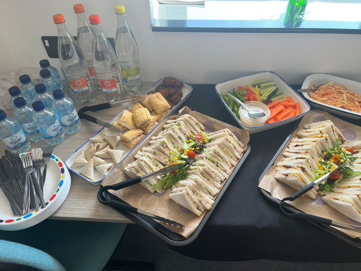 branstonprimary's tweet photo. Finishing off this wonderful mental health and wellbeing week with a slap up lunch for our wonderful, hardworking staff. Thank you #TeamBLP for all you do! Mental Health Foundation @JT MAT @mellorscatering https://t.co/xMN5GsPlEz