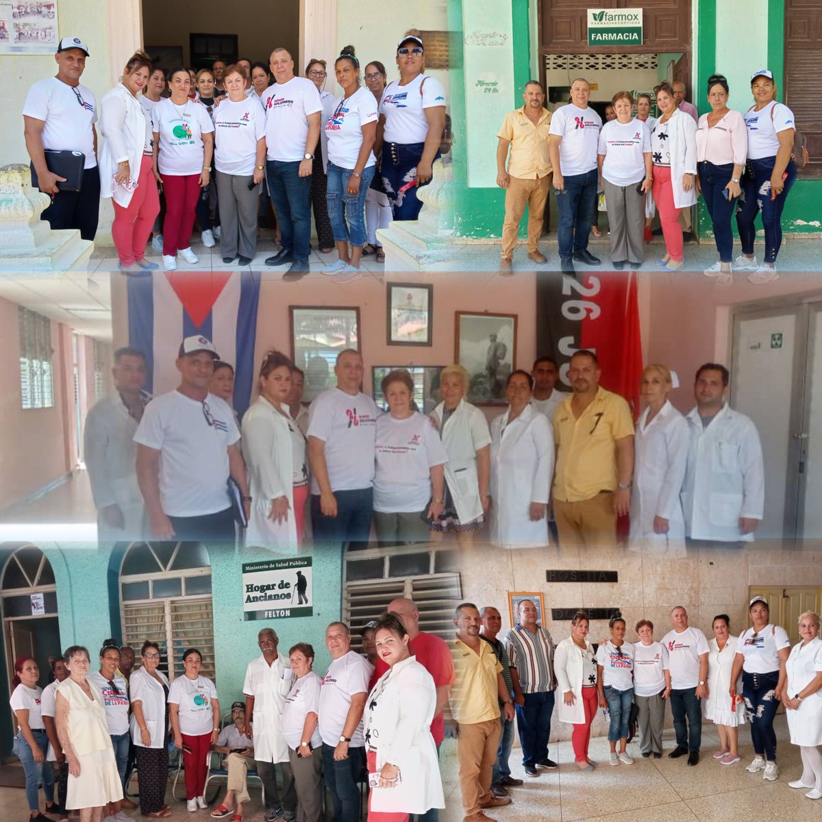 Recorrimos junto a la Dra <a href="/cristinalunamo2/">Cristina Luna Morales</a> Morales presidenta de la comisión de salud y deporte de la <a href="/AsambleaCuba/">Asamblea Nacional Cuba</a> y nuestros diputados <a href="/yamelverdecia/">yamelverdecia</a> y Rosalba Quiala Menéndez y autoridade, servicios de salud priorizando instituciones sociales y el Hospital Mayarí. #Holguínsí