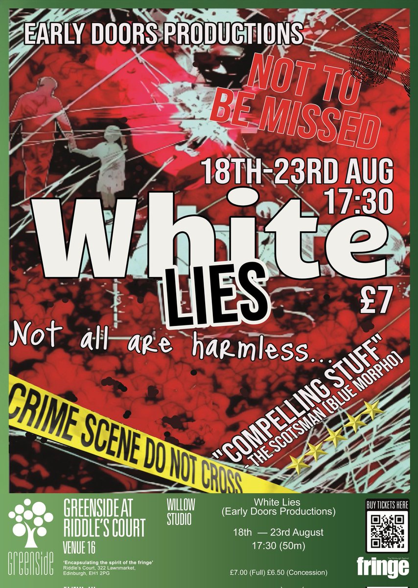 #edfringe 
#greensidevenues 
#QuickFlyer