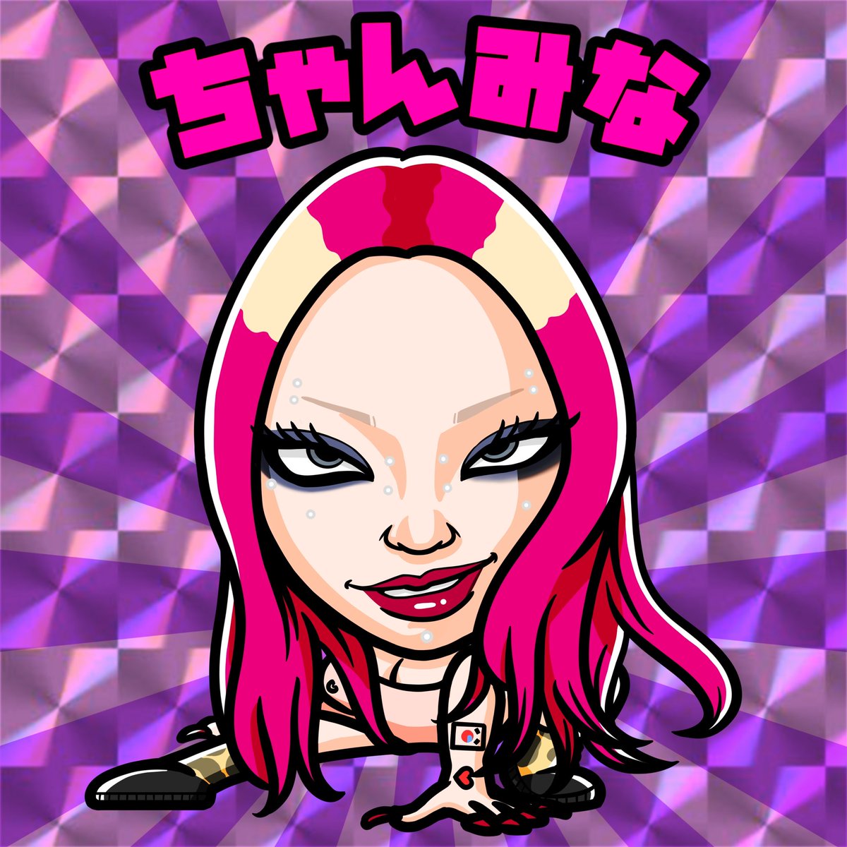 cotoface's tweet photo. NoNoGirlsでHANAはもちろんのこと、一気にちゃんみなさんにハマりまして…こんな愛のある言葉をかけれるってすごいなぁと😊
ニノさん見なければ！
髪色変わるから…やっとこの髪色とリンクするな、と思いこのタイミングで！シールにもしました！
#ちゃんみな　#ニノさん
▶️https://t.co/t5RIYYRGBP https://t.co/fQNYOKzzUZ