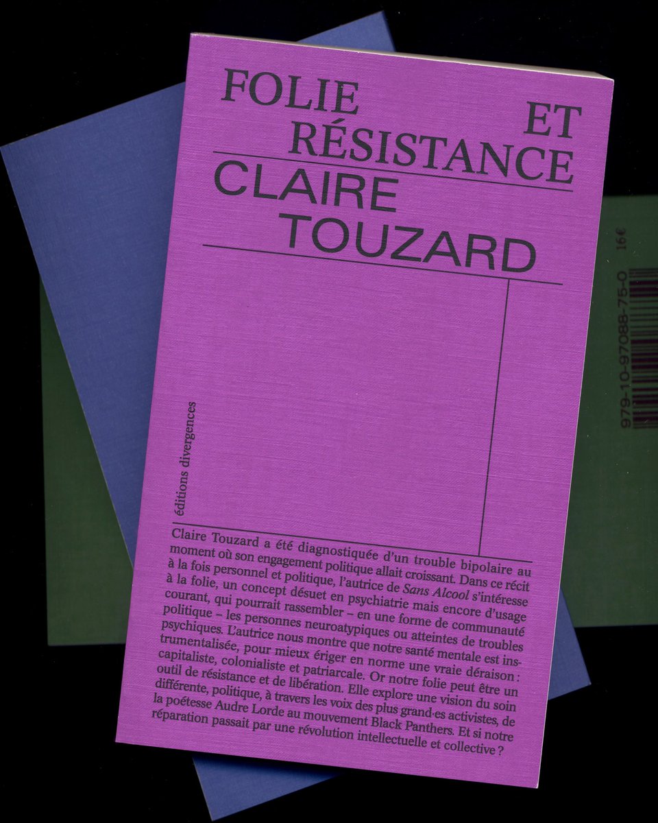 🆕✨ DISPO AUJOURD’HUI : « Folie et résistance » de Claire Touzard, en librairie et sur notre site 📕

📰 ⬇️
🎧 Claire Touzard, transformer le diagnostic en résistance, dans le podcast Folie Douce de Lauren Bastide
📺 L’alcool et les femmes : la fin d’un tabou ? sur C ce soir