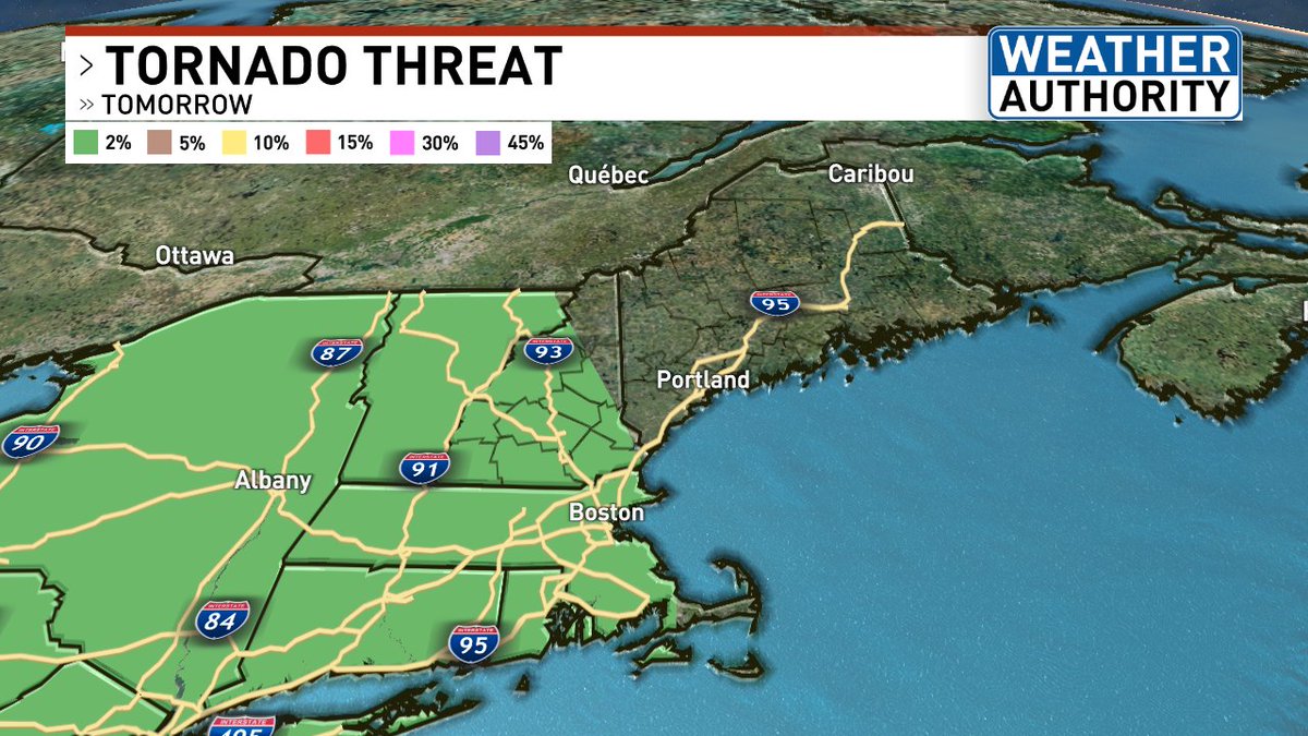 EmilyWGME's tweet image. SATURDAY FORECAST..

Much of New England will face a thunderstorm threat for Saturday as a marginal risk in place. Maine, however, will potentially see a few storms move through Saturday PM if we tap into enough sun.

#WeekendForecast