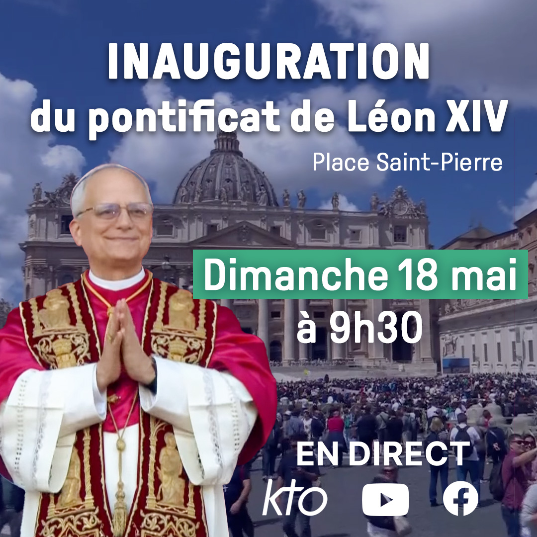 🔴Ce dimanche 18/05 à 10h #LéonXIV célèbre la messe d'inauguration de son pontificat.
Cette célébration manifeste solennellement le début de son ministère pétrinien avec la remise du pallium et de l’anneau du pêcheur.

👉En direct à partir de 9h30 sur KTO: youtube.com/live/1PfWgkwps…