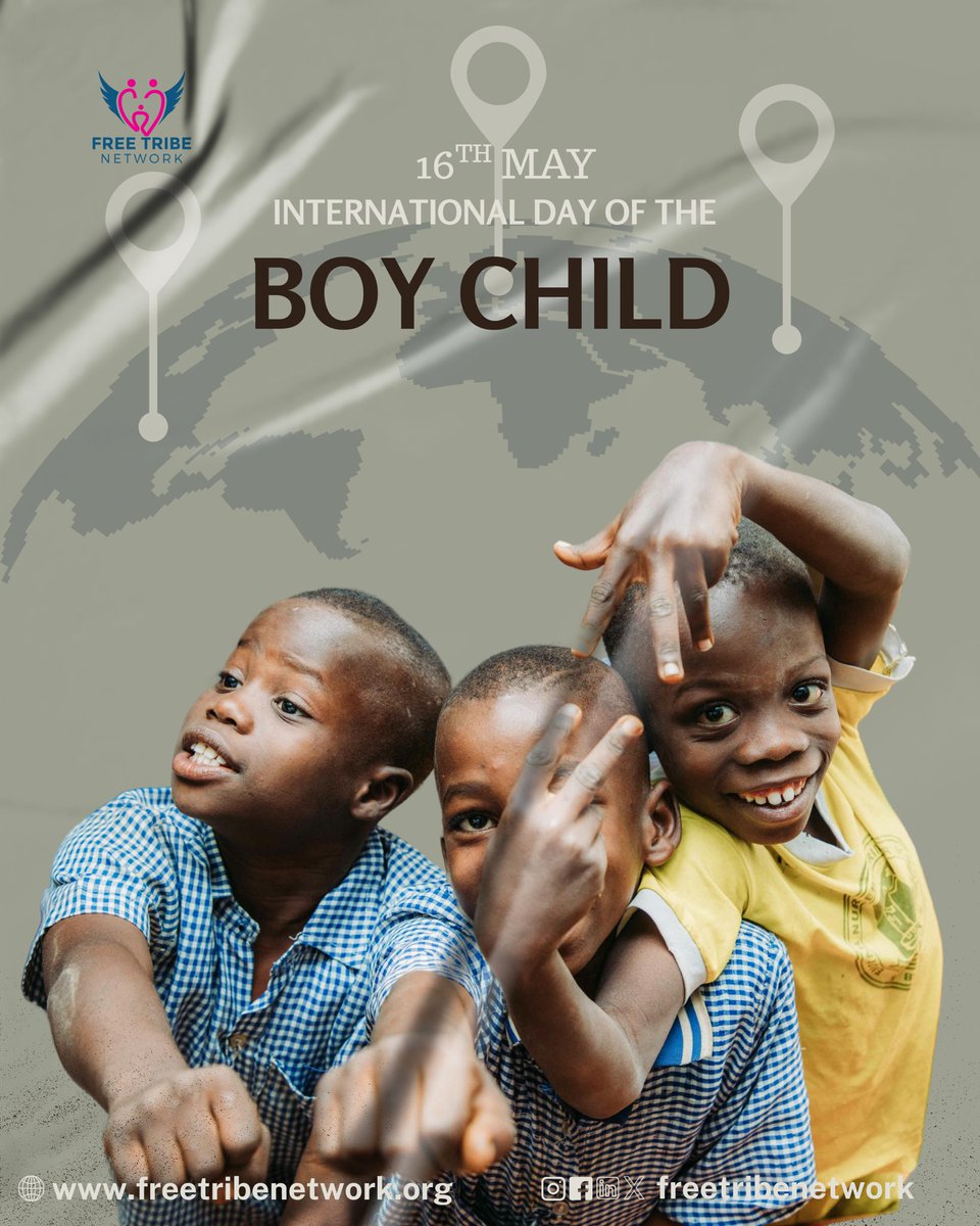 freetribenetwrk's tweet photo. Today is International Day of the Boy Child!
Let’s raise boys who are strong *and* kind, who lead with empathy, and who feel safe to express themselves. Every boy deserves love, guidance, and the chance to thrive. 💙
#InternationalDayOfTheBoyChild #EmpowerBoys #RaisingGoodMen https://t.co/ypXGWY2gGF