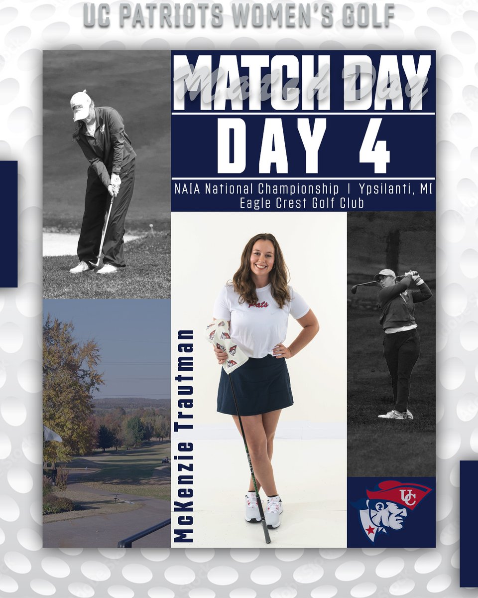 UC looks to make a move and close out the  NAIA National Championship strong.  #OneBigTeam 

🕑- 9 a.m. Tee Time off hole 10   
📈- tinyurl.com/2wcyjhbb