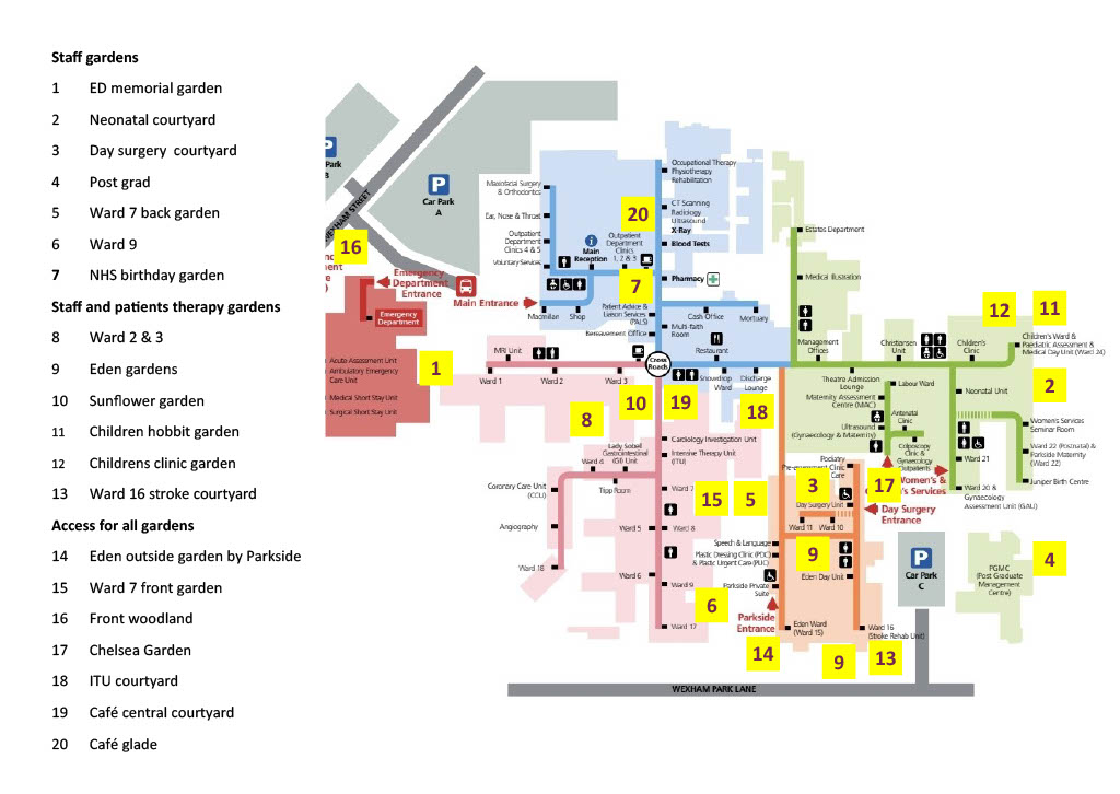 This #MentalHealthAwarenessWeek, take a moment to breathe and connect with nature. Frimley and Wexham have wonderful gardens offering a peaceful escape. See maps of the gardens below😌💚
#HospitalGardens #MentalHealth <a href="/FHFT_wellbeing/">Frimley Health's Wellbeing & Equality Teams</a> <a href="/FHealthCharity/">Frimley Health Charity 💙</a>