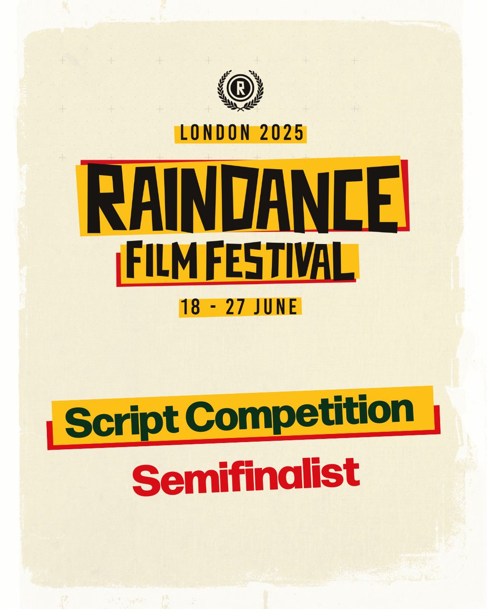 We’re onto the next round! ✨

Here are the semifinalists for the #Raindance2025 Script Competition. Thank you again to everyone who participated, you sure didn’t make it easy for the judges.

Check out the semifinalists here: raindance.org/raindance-2025…