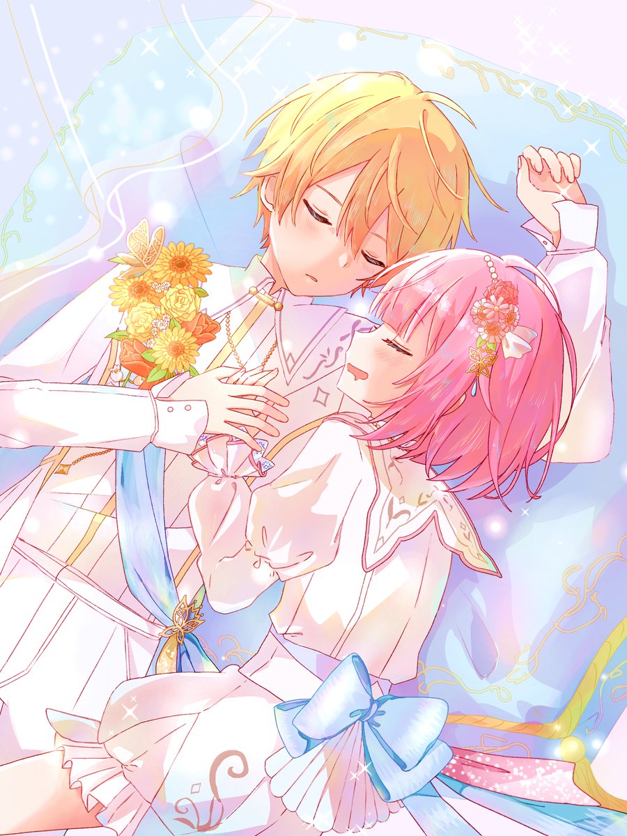 鳳えむ ,天馬司 「#司えむ」|ぽこのイラスト